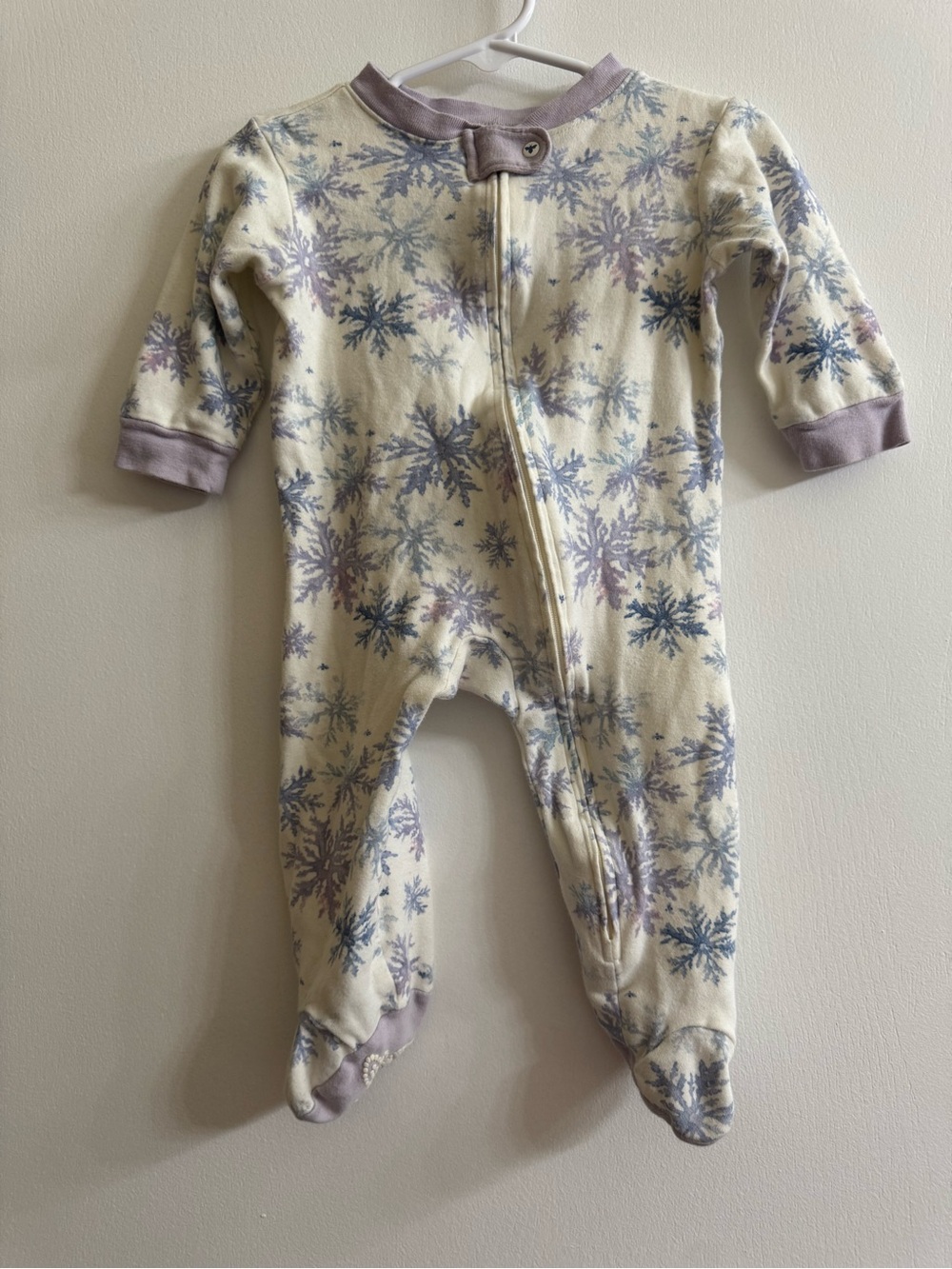Burt’s Bees Snowflake Onesie